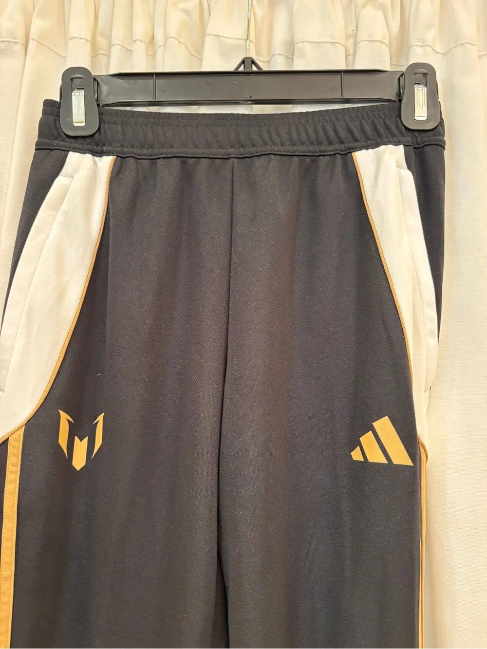 adidas Black and Gold Athletic Track Jacket & Pants